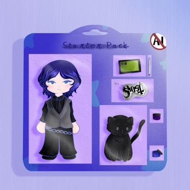 Portrait digital pastel gothique doux par TheDeadeDane – pastel fantasy portrait commission