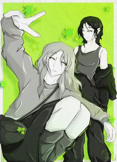 Portrait digital pastel 10 par TheDeadeDane – soft character illustration commission