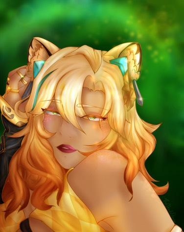 Portrait digital pastel 13 par TheDeadeDane – soft goth character design commission