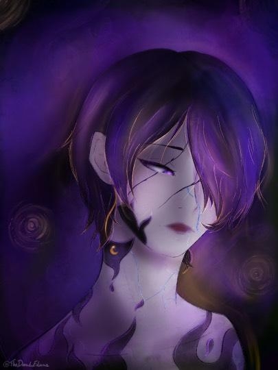 Portrait digital pastel 05 par TheDeadeDane – luminous fantasy portrait commission