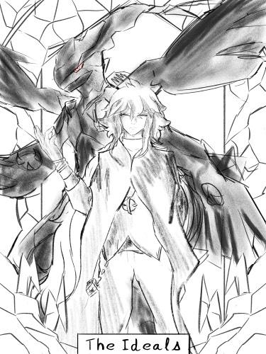 Portrait digital pastel 08 par TheDeadeDane – pastel gothique commission